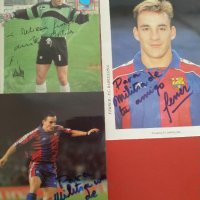 Три картички с автографи на Бруно Мартини и Албер Ферер, снимка 4 - Колекции - 44501308