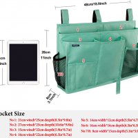 Нов Висящ органайзер за легло Джоб чанта за съхранение Организатор, снимка 2 - Други - 35962500