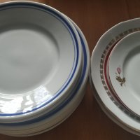 Български процелан - комплект чинии, снимка 7 - Чинии - 39197783