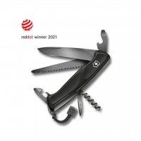 Швейцарски джобен нож Victorinox Ranger Grip 55 Onyx Black or Red, снимка 2 - Ножове - 39866719