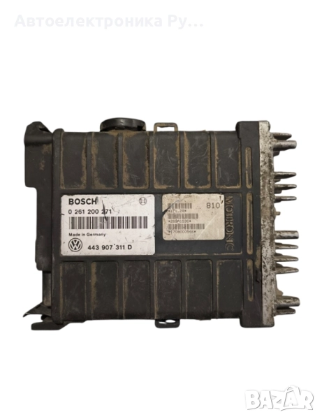 КОНТРОЛЕР НА ДВИГАТЕЛЯ VW VOLKSWAGEN PASSAT B3 1.8 BOSCH 0 261 200 271, 0261200271, 443 907 311 D , снимка 1