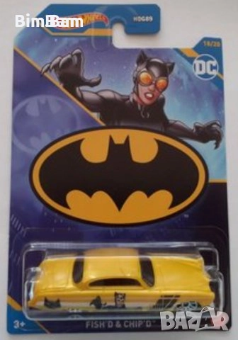 Оригинална количка Hot Wheels BATMAN - Fish'D & Chip'D / Батман, снимка 1
