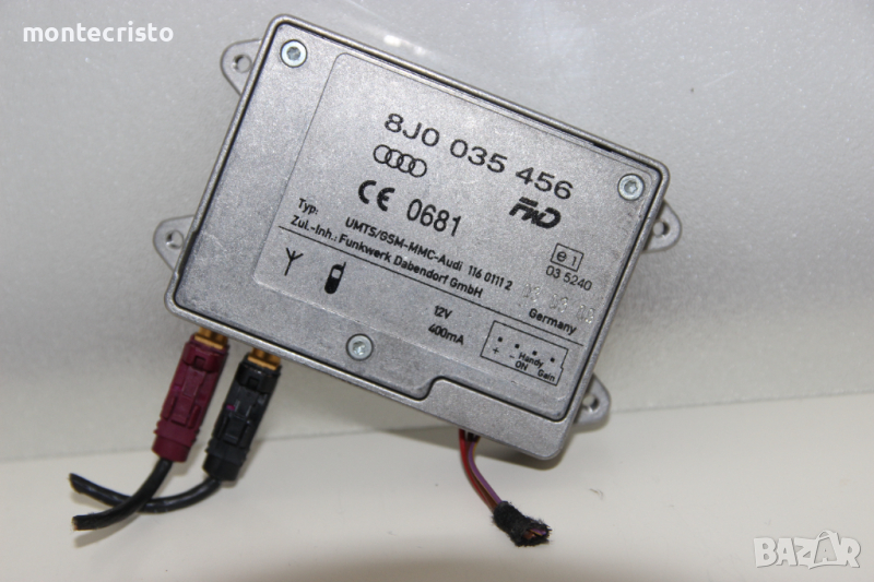 Усилвател антена Audi A4 B8 (2007-2015г.) 8J0 035 456 / 8J0035456, снимка 1