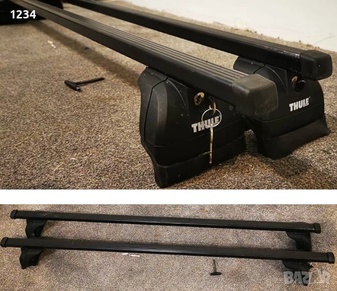  Багажник напречни греди THULE за KIA SPORTAGE 2016-2021, снимка 1