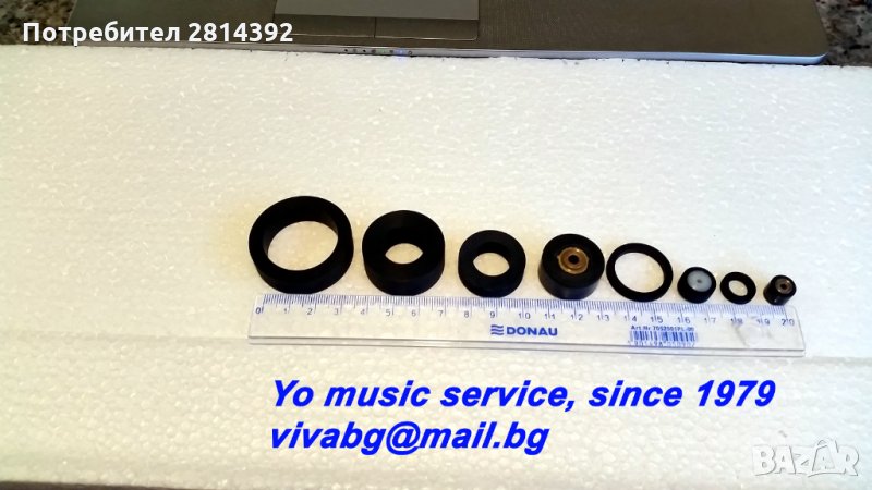 Гума за тонролка за дек PIONEER CT-F600 CT-F700 CT-F800 CT-F850 CT-F900 CT-F950 CTF1000 CTF1250, снимка 1