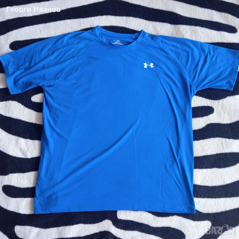 UNDER ARMOUR L КАТО НОВА оригинална тениска UA фланелка T-shirt jersey, снимка 1