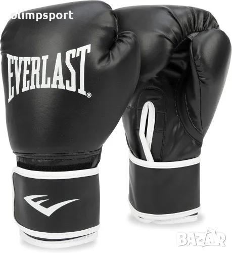 Тренировъчни ръкавици за бокс Everlast Core 2, L/XL, Черни (31070102) , снимка 1