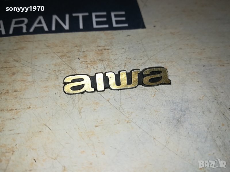 AIWA 3СМ ЕМБЛЕМА ЗА АУДИО  1808231835, снимка 1