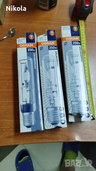 Osram Металхалогенна лампа МХЛ HQI-T 250W/D PRO Е40 5500K,18000lm, снимка 1