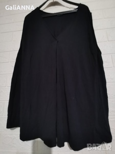 СТРАХОТНА РАЗКРОЕНА ТУНИКА БЕЗ РЪКАВ 3XL-4XL, снимка 1