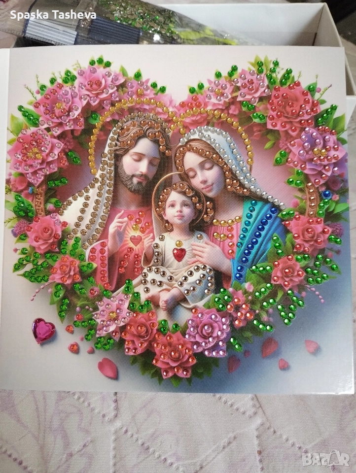 Коледни диамантени картички , снимка 1