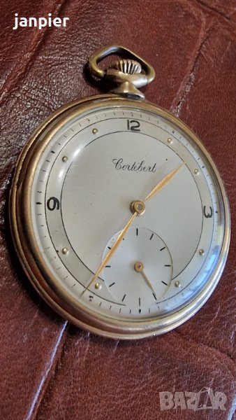 Швейцарски джобен часовник Cortebert cal. 624.Перфектен!!!, снимка 1