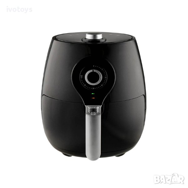 Фритюрник с горещ въздух HOMA HF-351M, 5L, 1450W, Черен, снимка 1