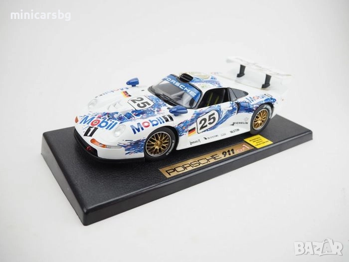 1:18 Метални колички: Porsche 911 GT1, снимка 1