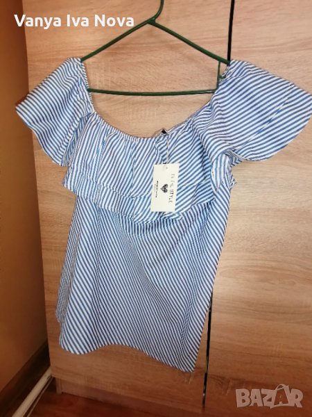 In style блузка с къдрици-нова, снимка 1