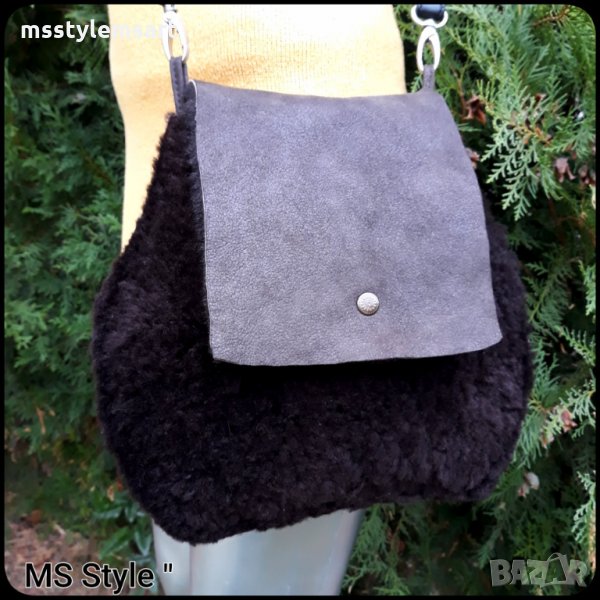 Дамска чанта от естествена кожа! Ръчна изработка!, снимка 1