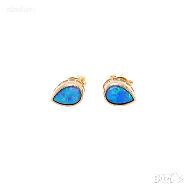 Златни обеци 1,64гр. 14кр. проба:585 модел:29412-4, снимка 1