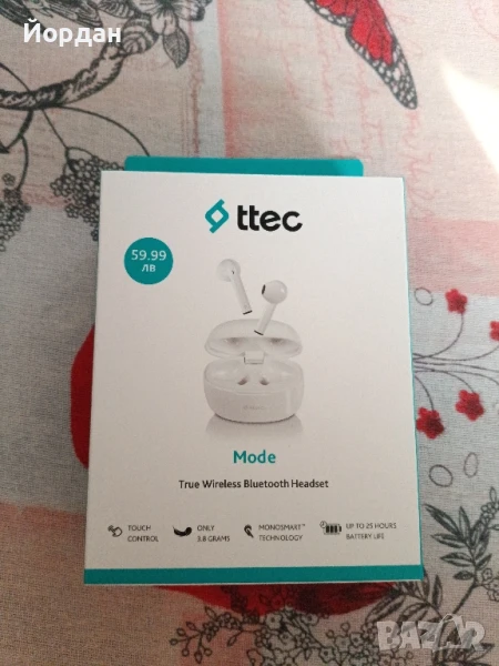слушалки ttec Mode true wireless,Bluetooth,headset, снимка 1