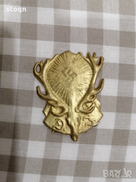 Символ със свастика бронз , снимка 1