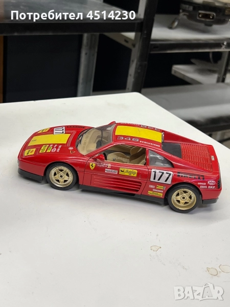 Колекционерски модел Ferrari 348 Evoluzione – мащаб 1:18, снимка 1