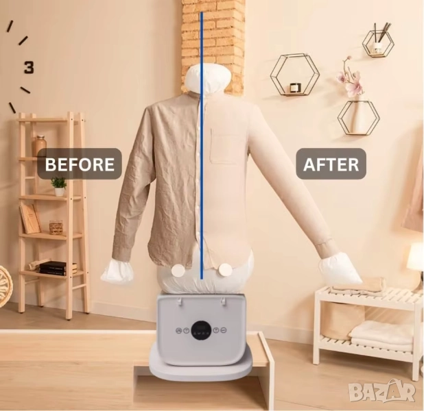 Революционен уред за сушене и гладене на дрехи и обувки, Спестява време и усилия!, снимка 1
