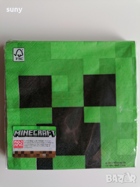 Парти салфетки Майнкрафт, снимка 1