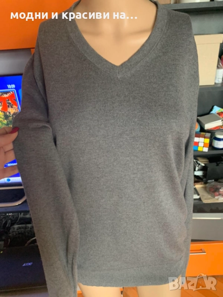 Мъжки пуловер Banana Republic, размер М (коприна, кашмир), снимка 1