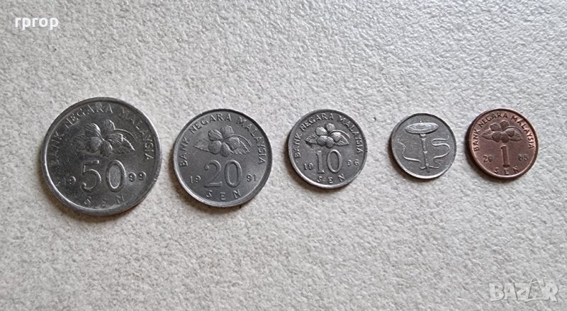 Малайзия . 1, 5, 10, 20 и 50 сен. , снимка 1