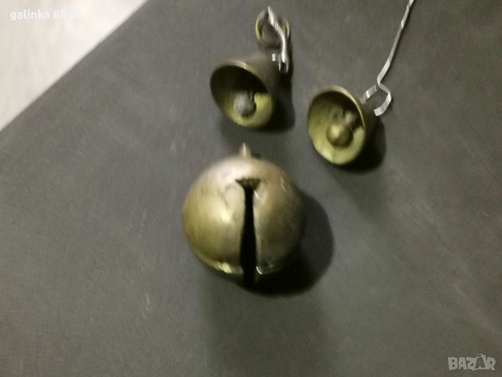Стари бронзови звънчета, снимка 1