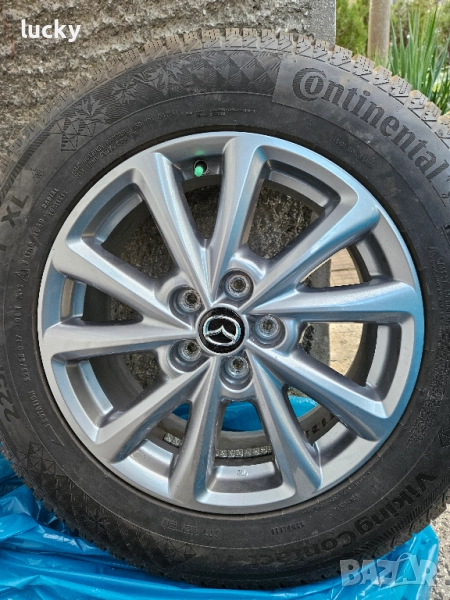 Гуми Continental Viking Contact 7 и джанти 17  5х114.3 Mazda, снимка 1