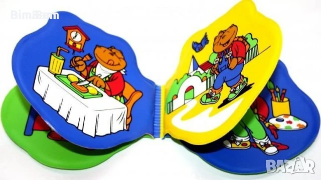 Бебешка гумена мека книжка издаваща звуци / CANPOL babies - различни модели, снимка 1