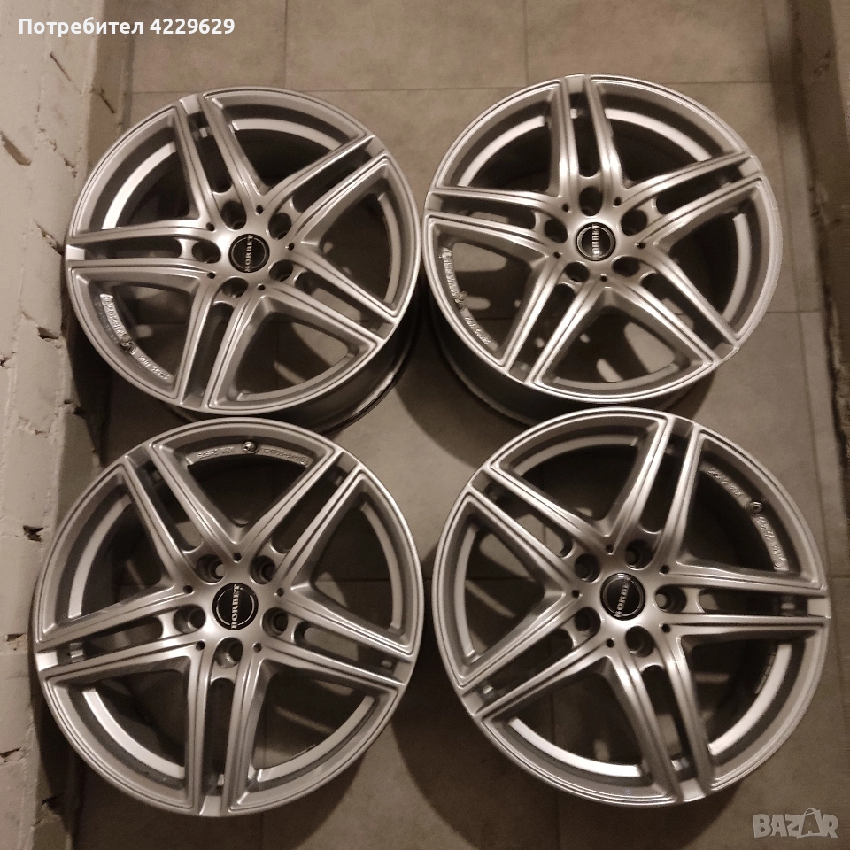 Алуминиеви джанти Borbet 5x112 - 17 цола , снимка 1