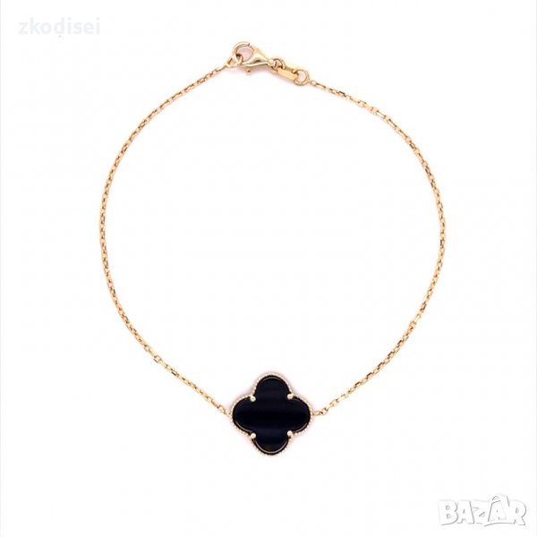 Златна дамска гривна Van Cleef 3,07гр. 20см. 14кр. проба:585 модел:11739-4, снимка 1