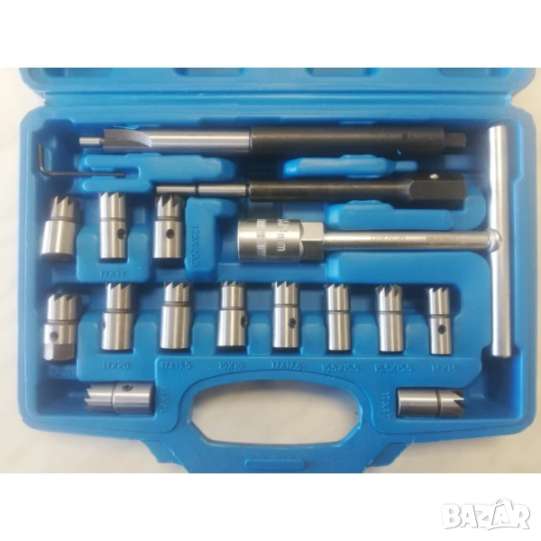 Комплект за почистване леглата на дюзите - 17 части, снимка 1