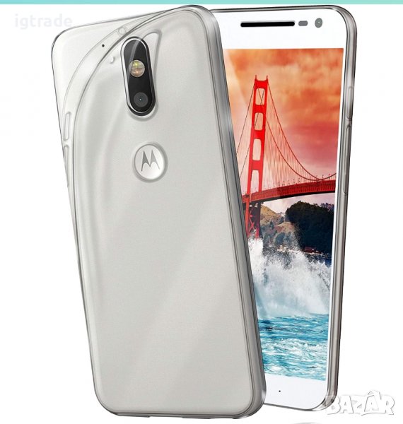 Motorola Moto G4 Play - кейс прозрачен, снимка 1