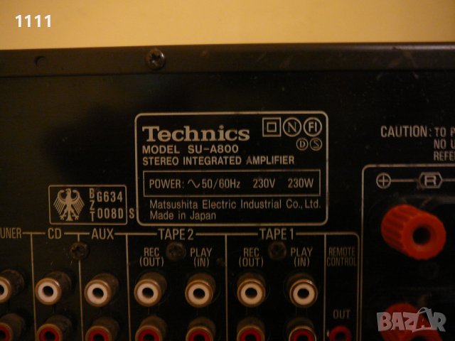 TECHNICS SU-A800, снимка 10 - Ресийвъри, усилватели, смесителни пултове - 41534591