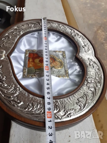 Уникална сребърна икона в кутия сърце със сертификат, снимка 7 - Антикварни и старинни предмети - 51043327