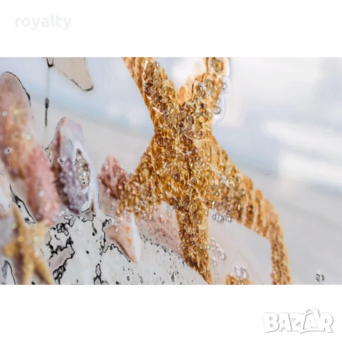 Картина Морска звезда с рамка, 60*80 см, снимка 3 - Картини - 51148979