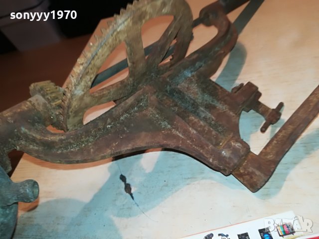 РЕТРО МАШИНЕРИЯ ОТ ФРАНЦИЯ-АНТИКА 1911221631, снимка 13 - Антикварни и старинни предмети - 38726044