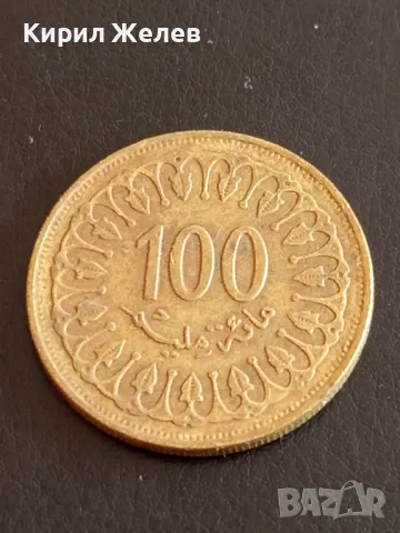 Стара монета 100 милима 1983г. Тунис за КОЛЕКЦИЯ ДЕКОРАЦИЯ 34837, снимка 3 - Нумизматика и бонистика - 48905411