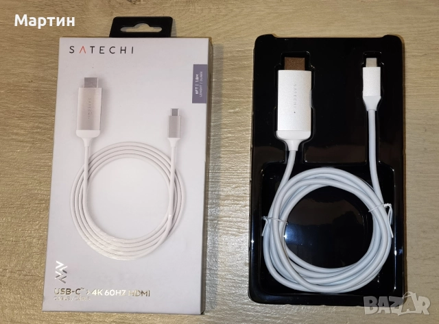 Продавам Satechi USB-C > 4K 60hz HDMI кабел