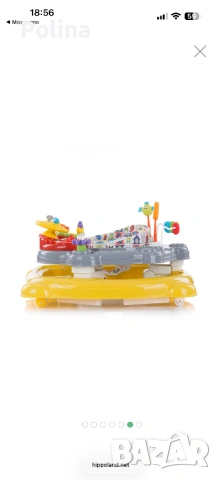 CHIPOLINO Проходилка 4в1 ДЖОЯ ЛУКС ЗАЙЧЕТА, снимка 3 - Проходилки - 53369559