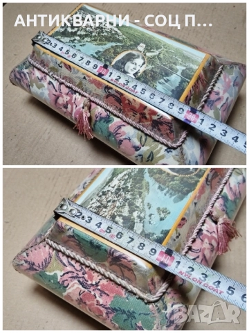 Старинна Ръчно Изработена Автентична Кутия За Бижута. , снимка 9 - Антикварни и старинни предмети - 52240311