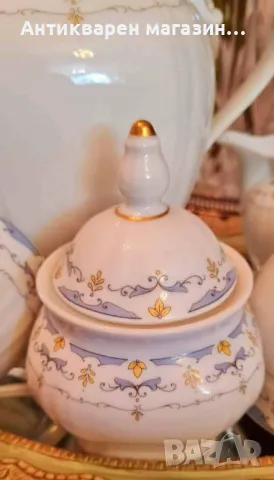 VOHENSTRAUSS Johann Seliman , BAVARIA  ,GERMANY. Възхително ,красив комплект за хранене, снимка 4 - Сервизи - 49999999