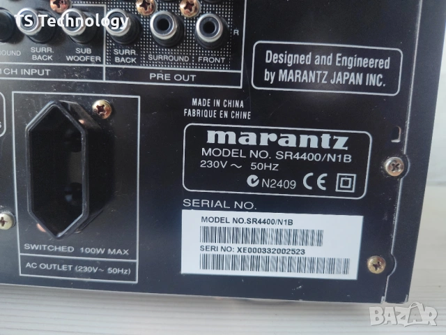 Усилвател 6.1 MARANTZ SR4400/N1B / домашно кино, снимка 6 - Ресийвъри, усилватели, смесителни пултове - 53207144
