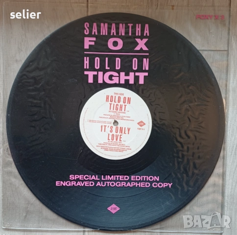 Samantha Fox ‎– Hold On Tight Maxi Single 12 Издание 🇬🇧 UK 1986г-Limited Edition, Special Edition 