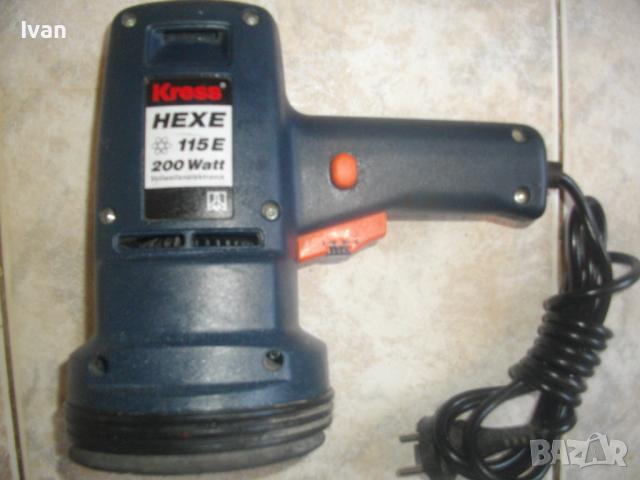 KRESS-200 Вата Немски Кръгъл Ексцентър Виброшлайф-ф 115 мм-КРЕС-0,9А