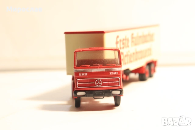 BREKINA H0 1/87 MERCEDES BENZ KАМИОН РЕТРО МОДЕЛ TIR, снимка 3 - Колекции - 53732526