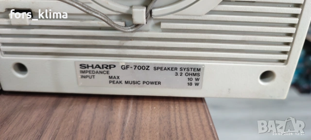 Sharp GF-700Z, снимка 7 - Радиокасетофони, транзистори - 53616959