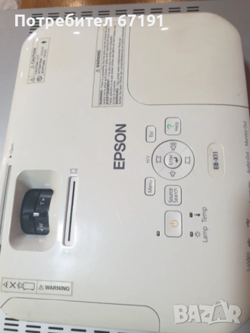 Проектор EPSON EB-X11, снимка 2 - Плейъри, домашно кино, прожектори - 53860532